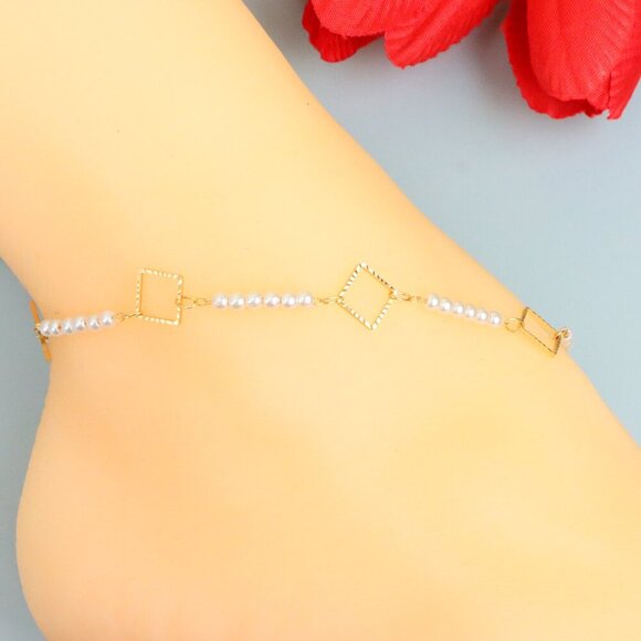 Handmade Anklet – A Stylish Choice for Women, Thoughtful Gift Idea, EVCH1793 - Picture 1 of 10